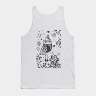 Cold Winter Owl Tank Top